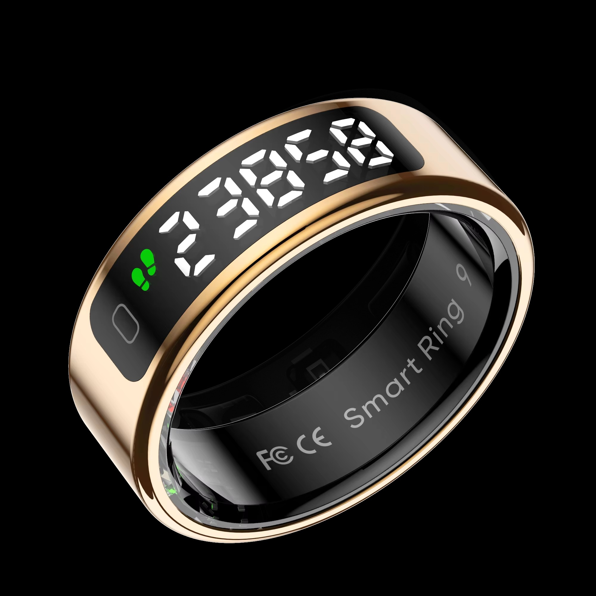 حلقه هوشمند اسمارت رینگ مدل SR08W رنگ طلایی براق حلقه هوشمند اسمارت رینگ مدل SR08W رنگ طلایی براق