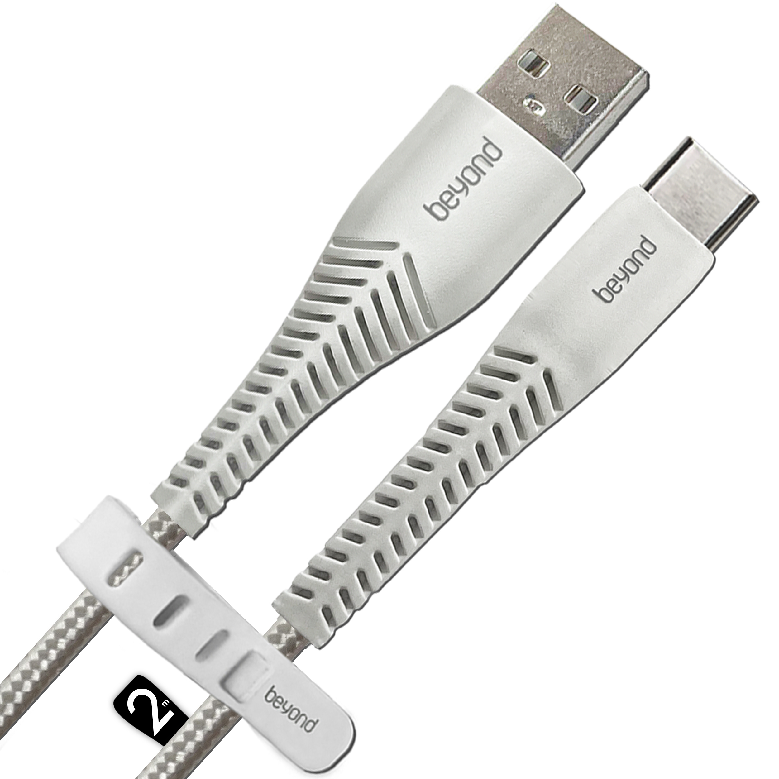 کابل تبدیل USB به USB-C بیاند مدل BUC-302 FAST CHARGE طول 2 متر کابل تبدیل USB به USB-C بیاند مدل BUC-302 FAST CHARGE طول 2 متر