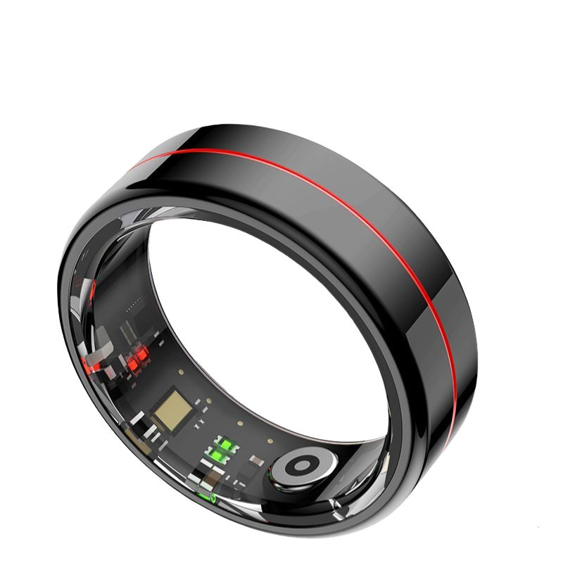 حلقه هوشمند اسمارت رینگ مدل Q4 رنگ خاکستری تیره حلقه هوشمند اسمارت رینگ مدل Q4 رنگ خاکستری تیره
