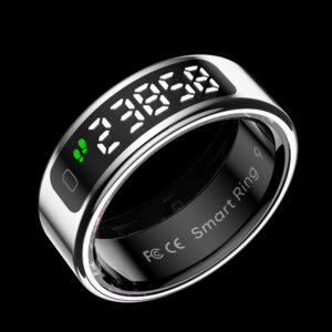 حلقه هوشمند اسمارت رینگ مدل SR08W رنگ استیل براق